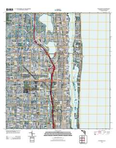 Palm Beach 2012 topographic map thumbnail