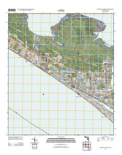 Panama City Beach 2012 topographic map thumbnail