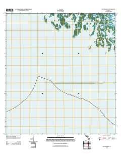 Panther Key 2012 topographic map thumbnail