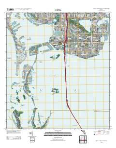 Pass-a-Grille Beach 2012 topographic map thumbnail