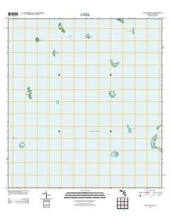 Pelican Keys 2012 topographic map thumbnail