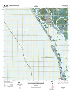 Placida 2012 topographic map thumbnail