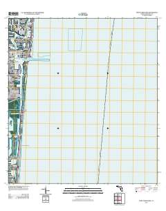 Port Everglades 2012 topographic map thumbnail