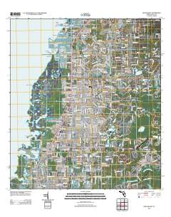Port Richey 2012 topographic map thumbnail