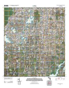 Port Richey NE 2012 topographic map thumbnail