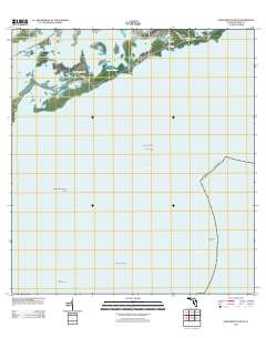 Saddlebunch Keys 2012 topographic map thumbnail