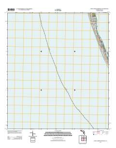 Saint Joseph Peninsula 2012 topographic map thumbnail