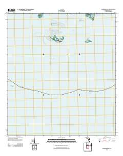 Seahorse Key 2012 topographic map thumbnail