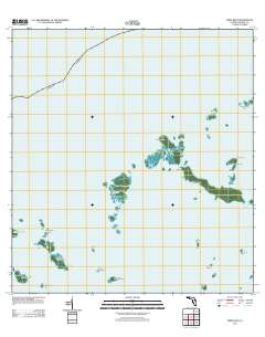 Snipe Keys 2012 topographic map thumbnail