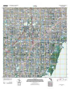 South Miami 2012 topographic map thumbnail