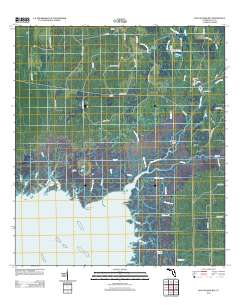 Waccasassa Bay 2012 topographic map thumbnail