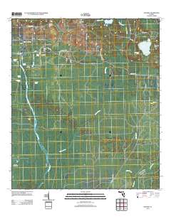 Wacissa 2012 topographic map thumbnail
