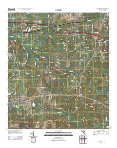 Waukeenah 2012 topographic map thumbnail