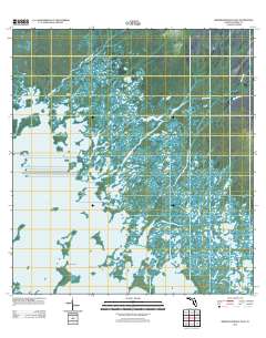Whitewater Bay East 2012 topographic map thumbnail