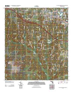 De Funiak Springs West 2012 topographic map thumbnail