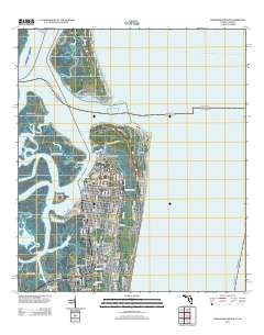 Fernandina Beach 2012 topographic map thumbnail