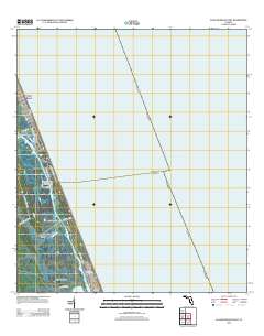 Flagler Beach East 2012 topographic map thumbnail