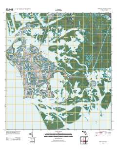 Marco Island 2012 topographic map thumbnail