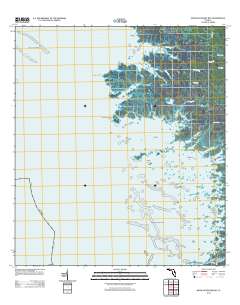 Withlacoochee Bay 2012 topographic map thumbnail