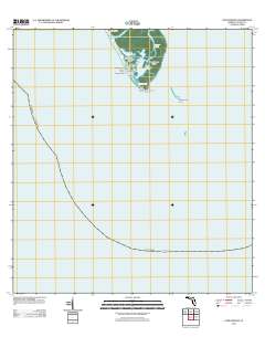 Cape Romano 2012 topographic map thumbnail