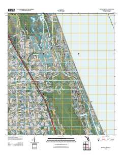 Beverly Beach 2012 topographic map thumbnail