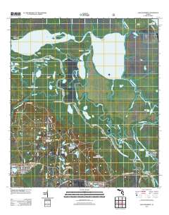 Lake Woodruff 2012 topographic map thumbnail