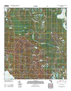 Alexander Springs 2012 topographic map thumbnail