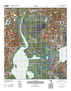 Emeralda Island 2012 topographic map thumbnail
