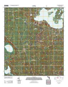 Lake Kerr 2012 topographic map thumbnail