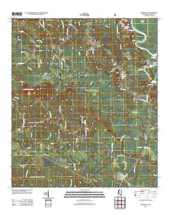 Benndale 2012 topographic map thumbnail