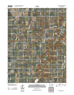 Garnett West 2012 topographic map thumbnail
