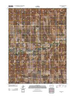 Glade SE 2012 topographic map thumbnail
