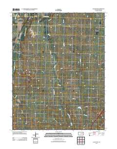 Gladstone 2012 topographic map thumbnail