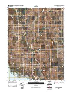 Glen Elder North 2012 topographic map thumbnail