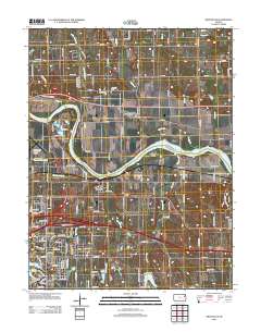 Grantville 2012 topographic map thumbnail