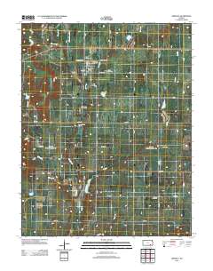 Grenola 2012 topographic map thumbnail