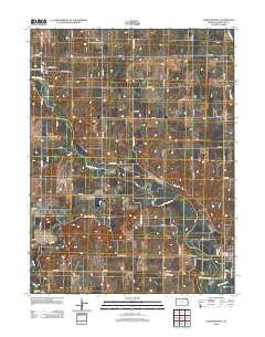 Hanover West 2012 topographic map thumbnail