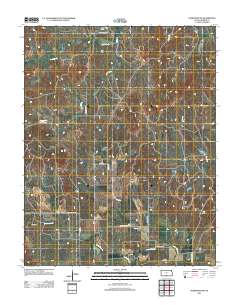 Hardtner NW 2012 topographic map thumbnail