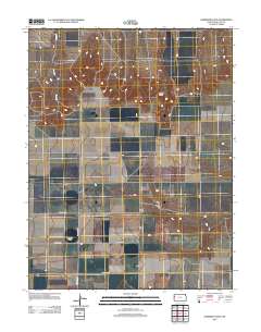 Harrison Flats 2012 topographic map thumbnail