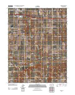 Homer 2012 topographic map thumbnail