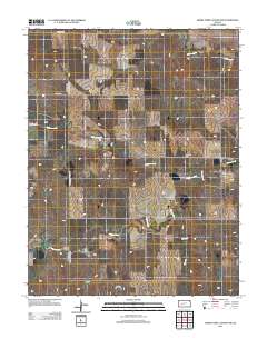 Horse Thief Canyon NW 2012 topographic map thumbnail
