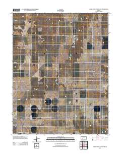Horse Thief Canyon SW 2012 topographic map thumbnail