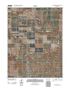 Horsethief Draw SE 2012 topographic map thumbnail
