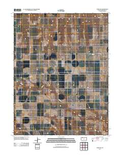 Hoxie NW 2012 topographic map thumbnail