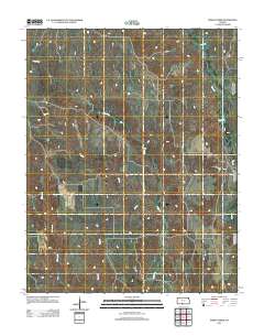 Indian Creek 2012 topographic map thumbnail