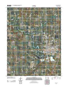Iola 2012 topographic map thumbnail