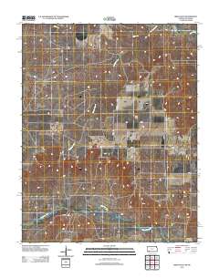 Irish Flats 2012 topographic map thumbnail