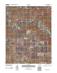 Irish Flats SE 2012 topographic map thumbnail