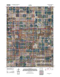 Kanorado 2012 topographic map thumbnail