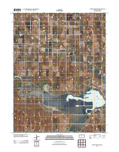 Kirwin Reservoir 2012 topographic map thumbnail